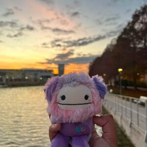 EDEN Big foot Squishmallow Clip 3.5” NWT